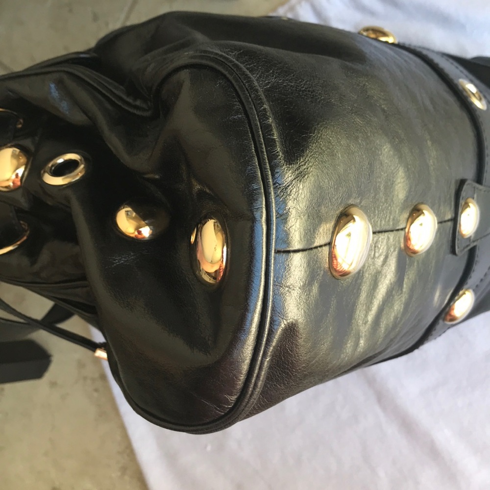 ❤️SOLD❤️Authentic Jimmy Choo Ramona Stud Black Leather bag - Picture 14 of 16
